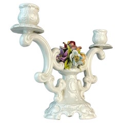 Vintage ceramic candleholder by Bassano, Italy, 1970s
