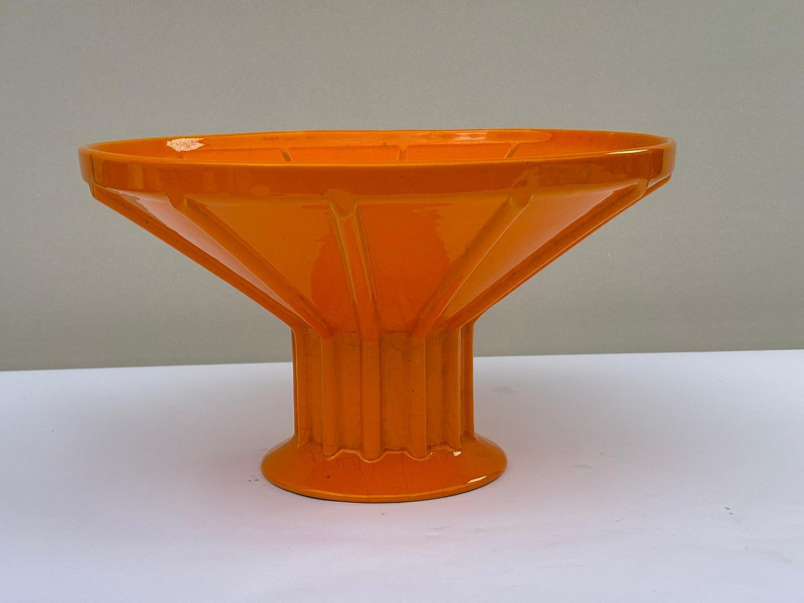 Moderno Centrotavola in ceramica d'epoca Fabbrica Gabbianelli Italia anni '70 in vendita