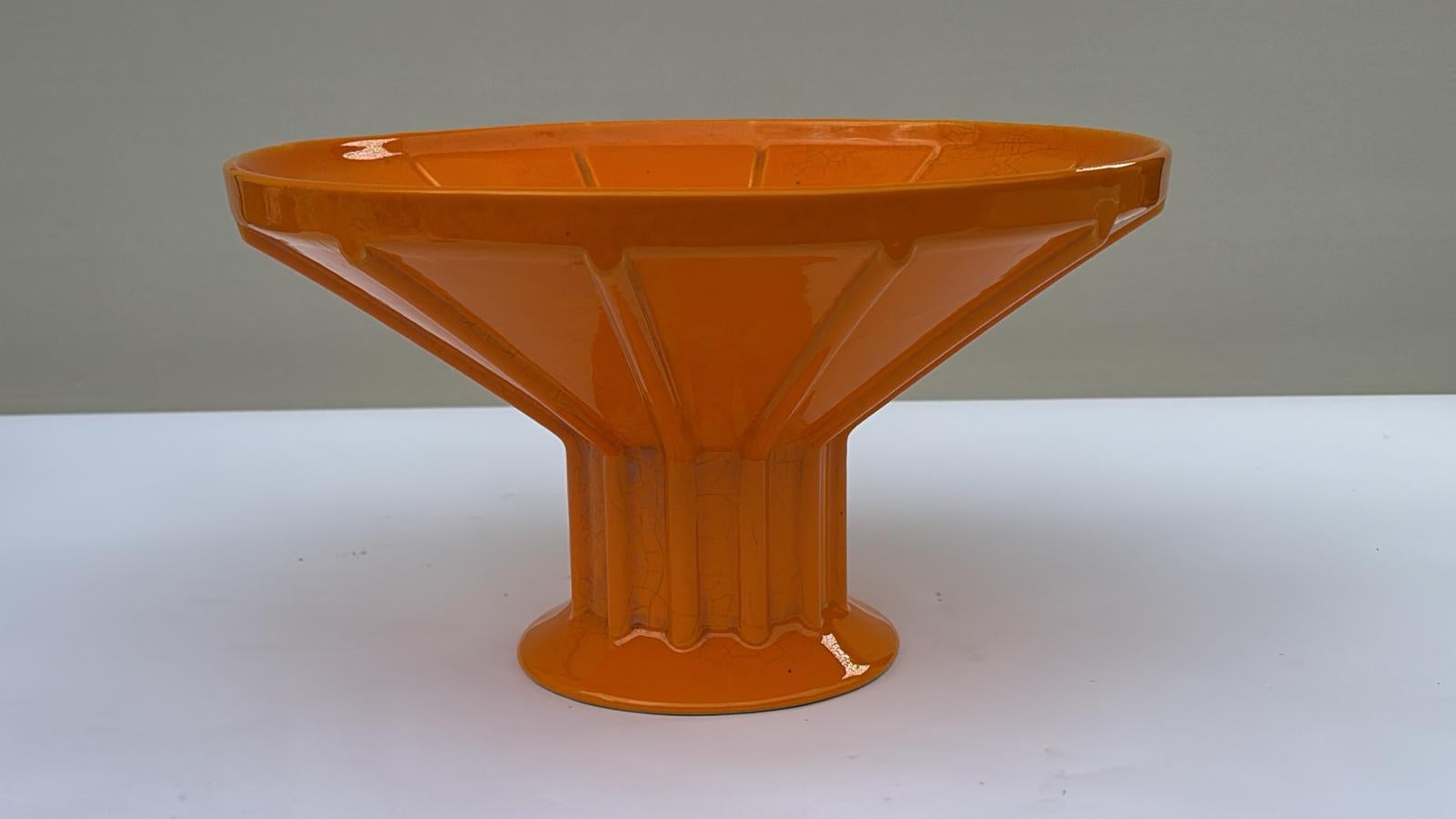Centrotavola in ceramica d'epoca Fabbrica Gabbianelli Italia anni '70 in vendita 1