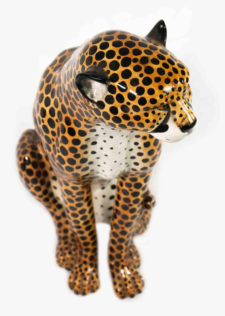 Vintage Ceramic Cheetahs, Mid20th Century at 1stDibs