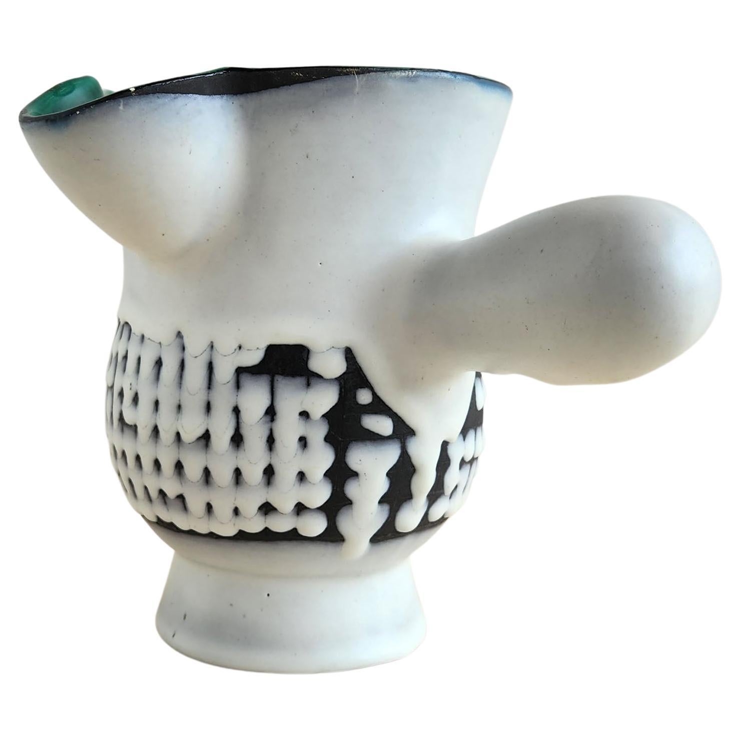 Roger Capron - Vintage Ceramic Chocolate Pot  For Sale