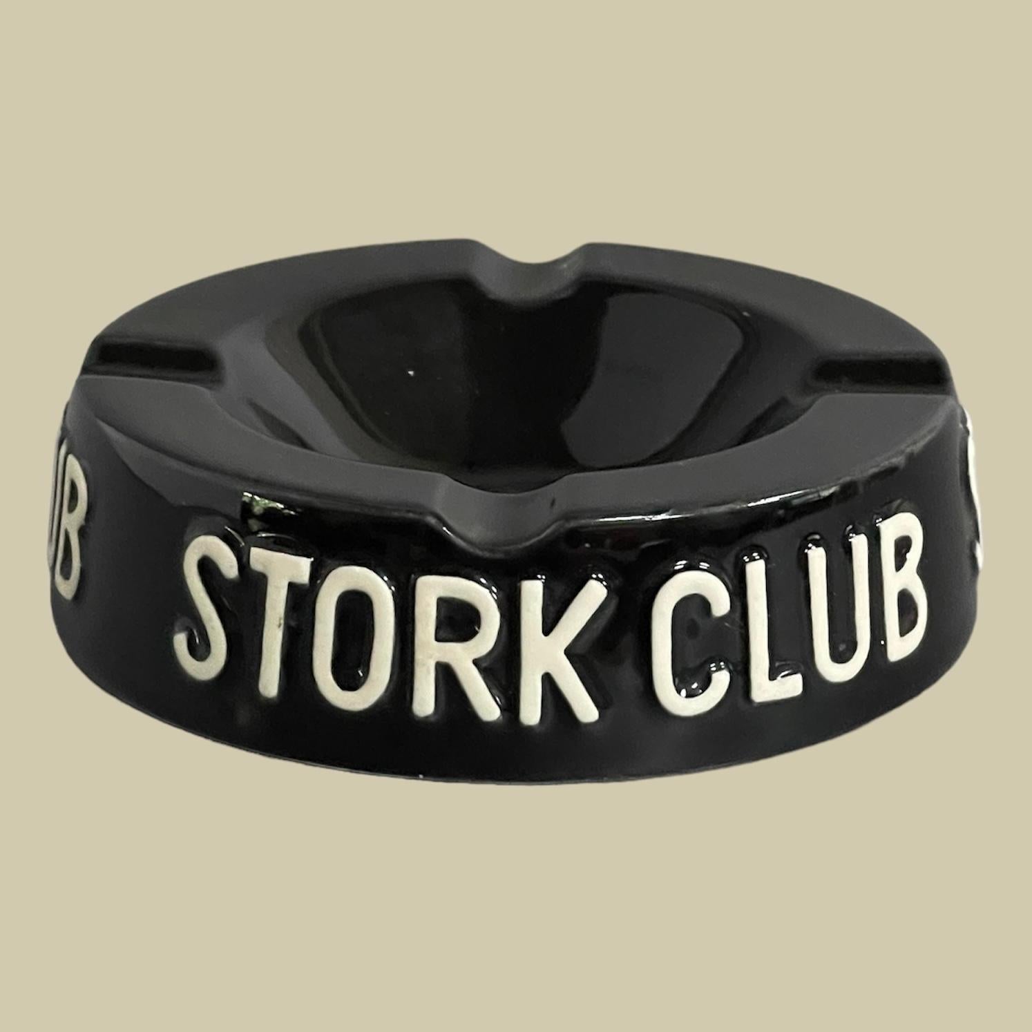 Vintage Ceramic Cigar Ashtray from the Stork Club 4