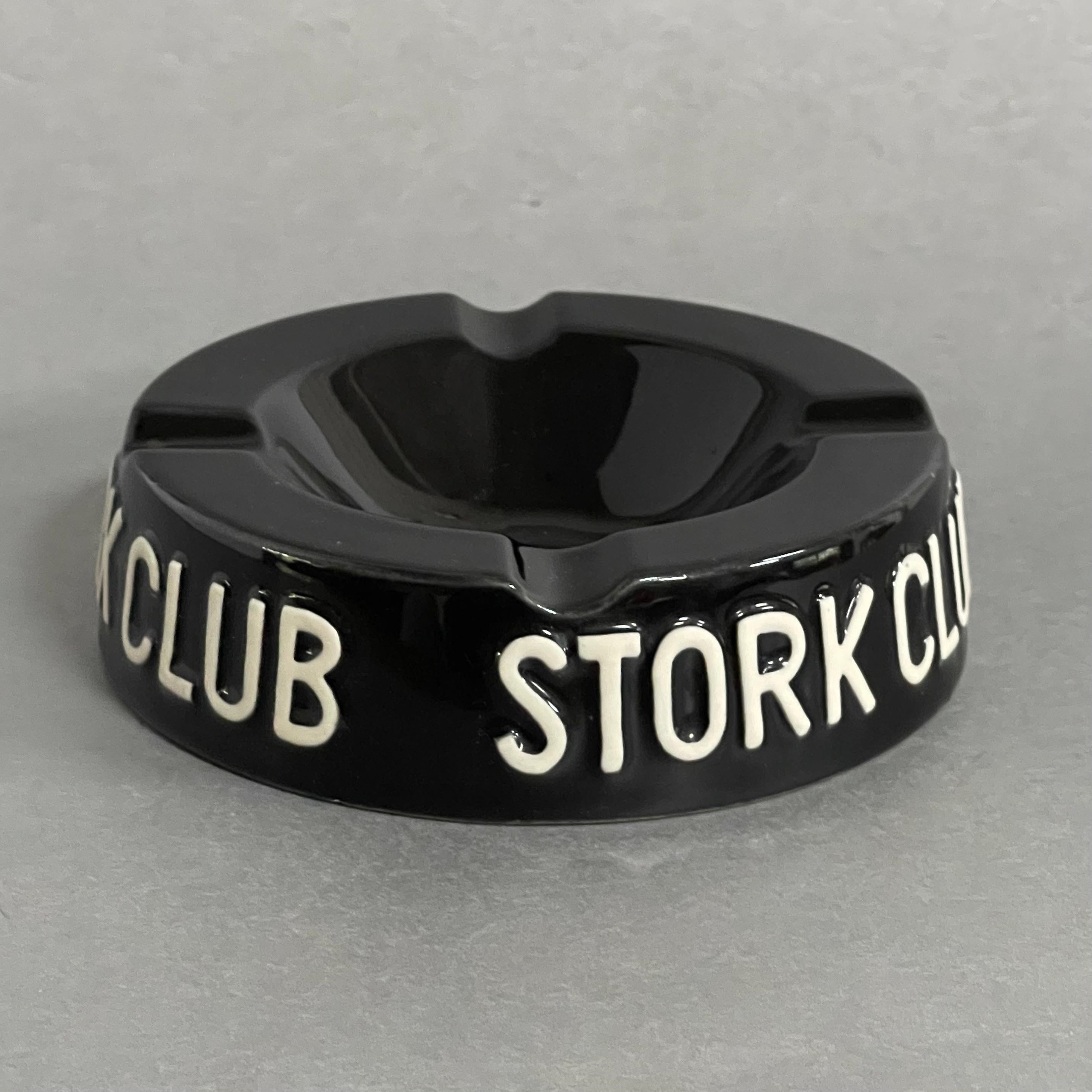 Mid-Century Modern Vintage Ceramic Cigar Ashtray from the Stork Club