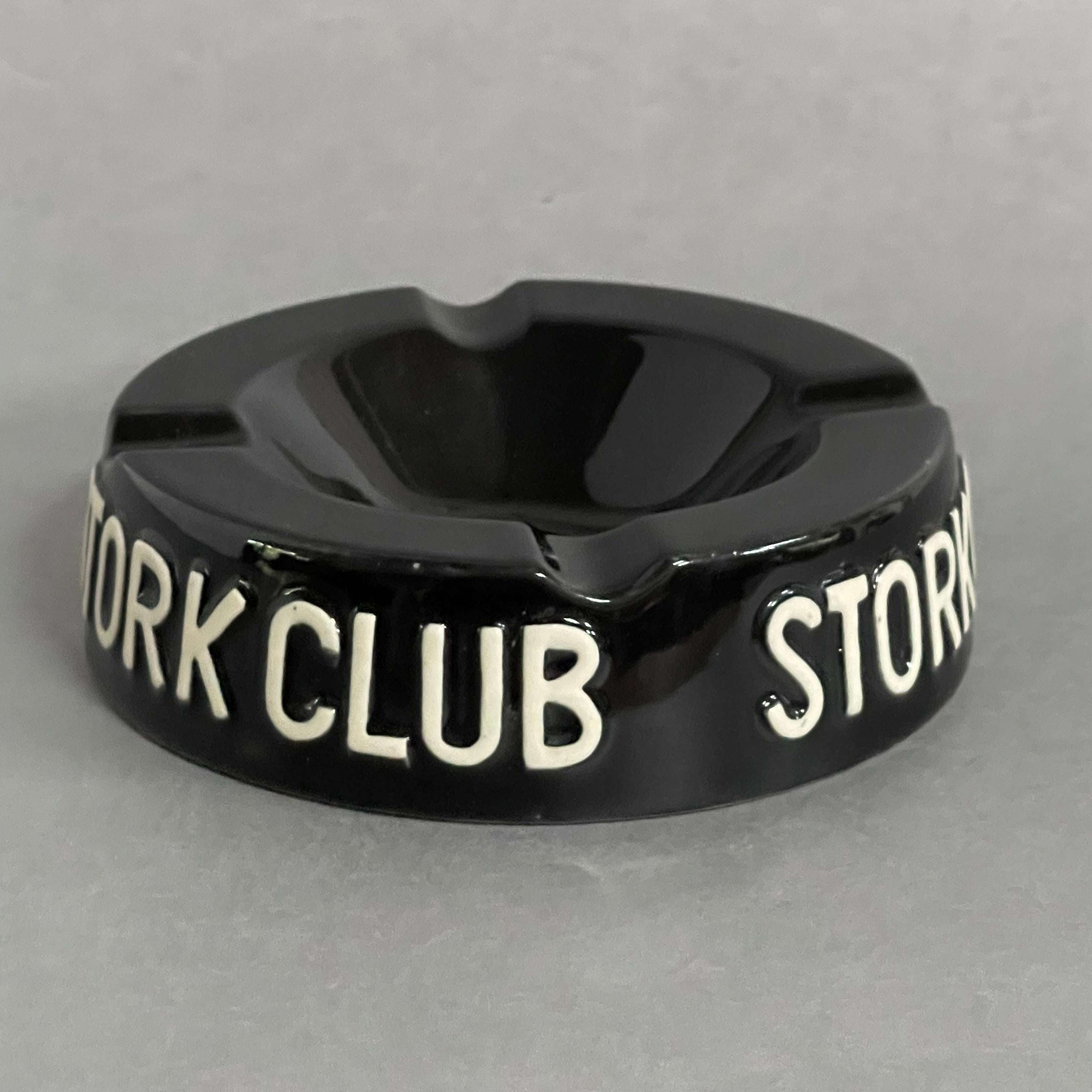 American Vintage Ceramic Cigar Ashtray from the Stork Club