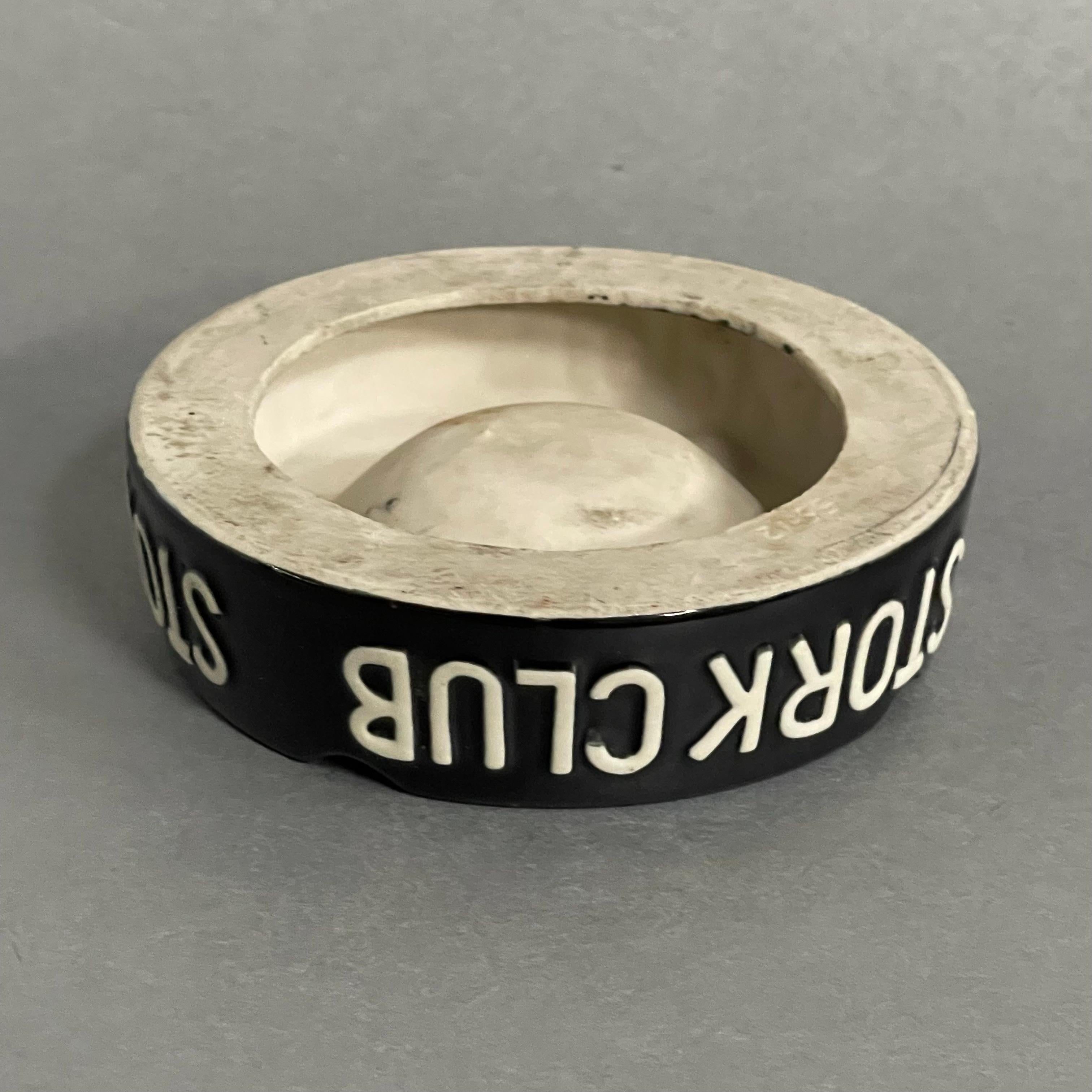 Vintage Ceramic Cigar Ashtray from the Stork Club 1
