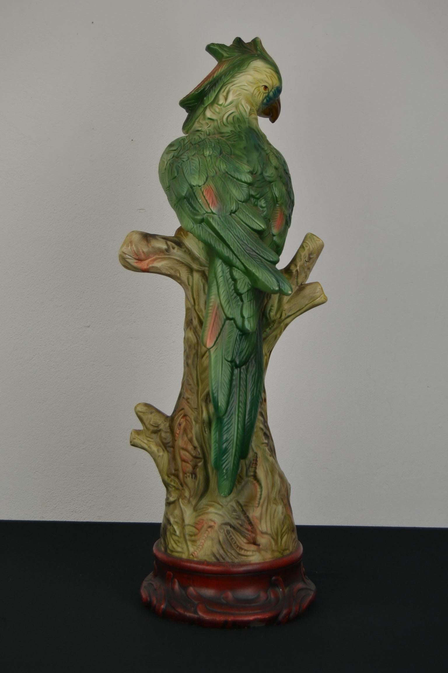 Vintage Ceramic Cockatoo Sculpture  5