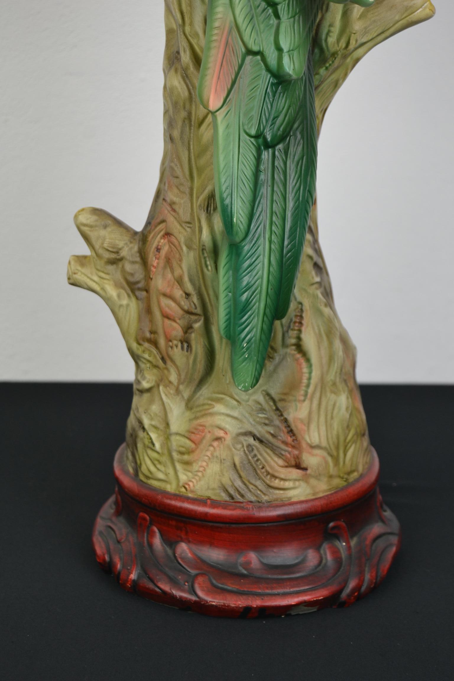 Vintage Ceramic Cockatoo Sculpture  7