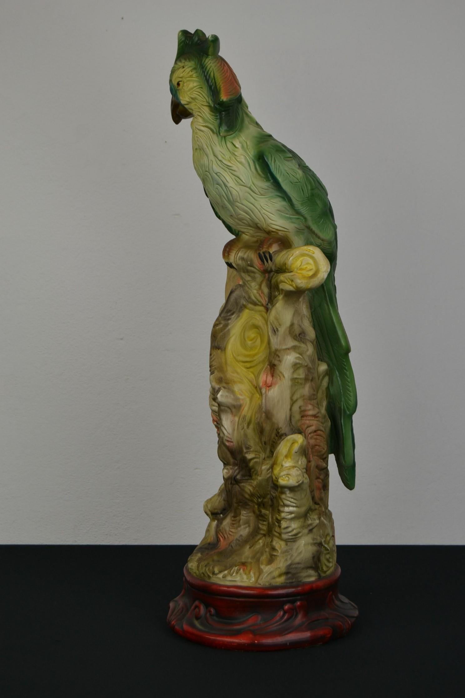 Vintage Ceramic Cockatoo Sculpture  10