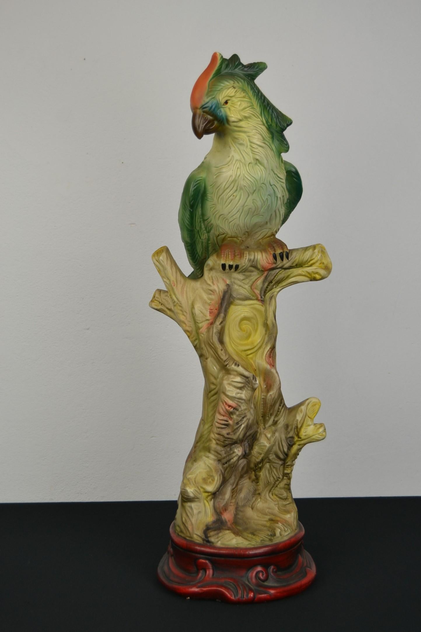 Vintage Ceramic Cockatoo Sculpture  14