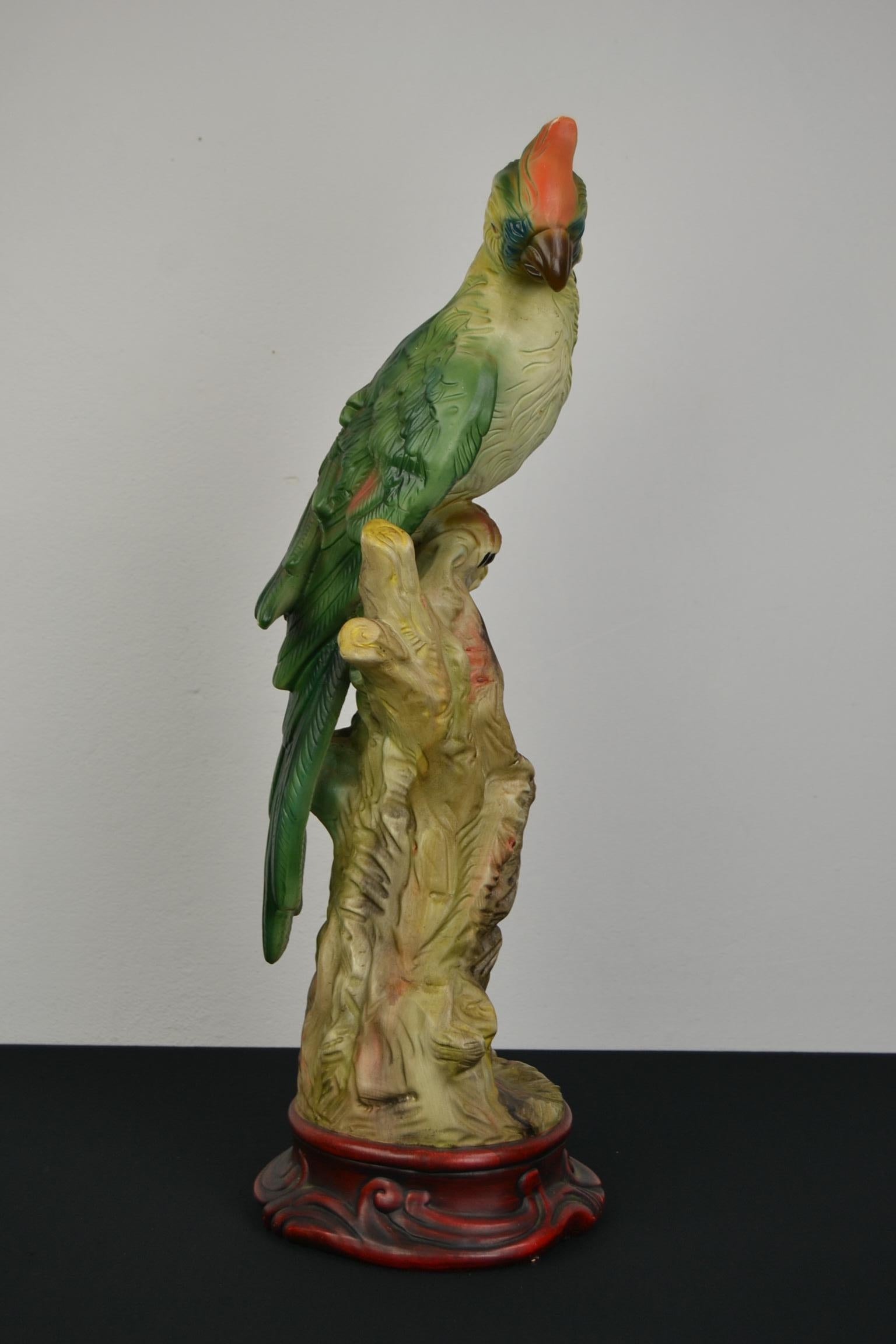 Vintage Ceramic Cockatoo Sculpture  1