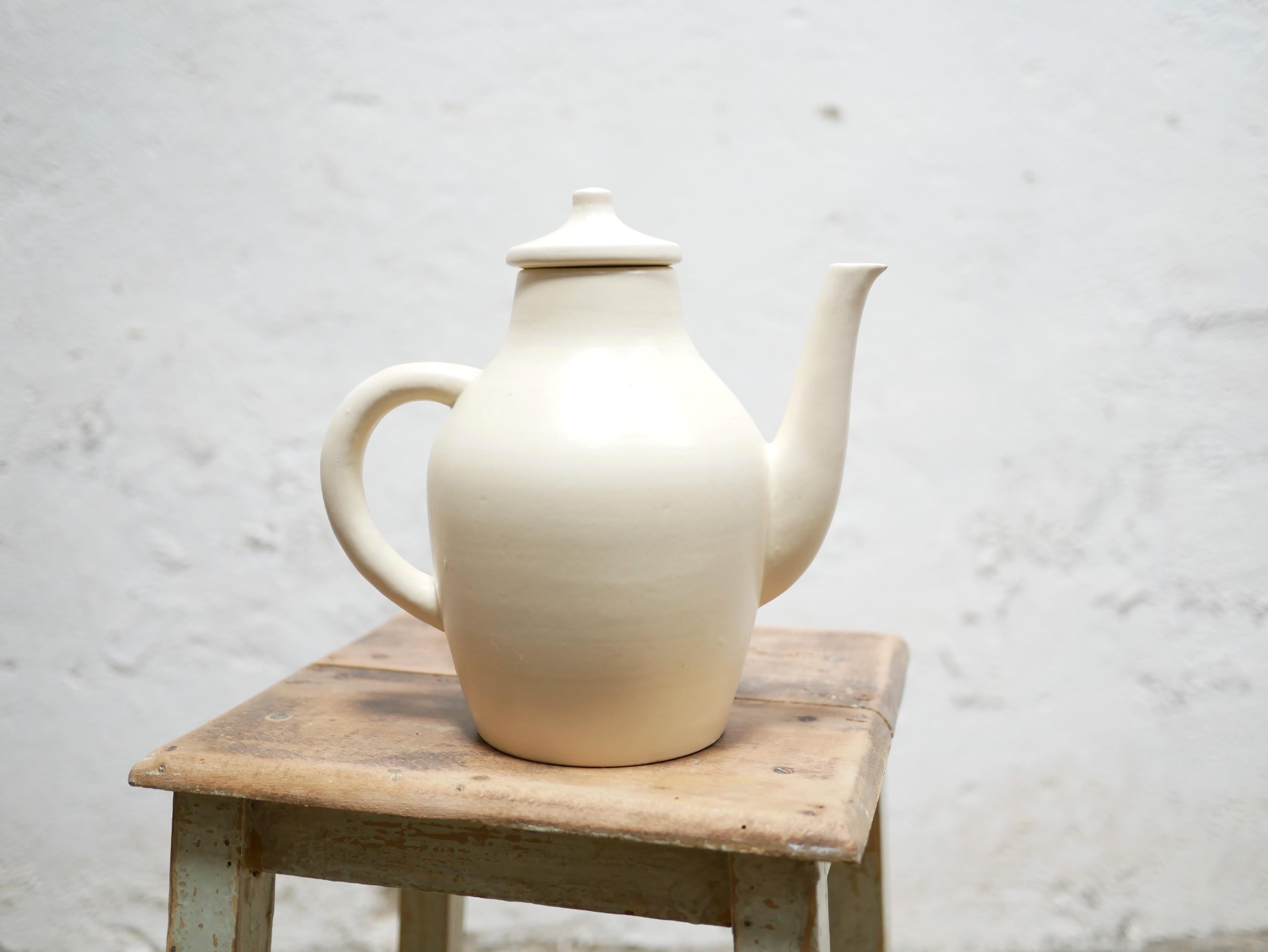 French Vintage ceramic coffee maker by Le Pot de Terre For Sale