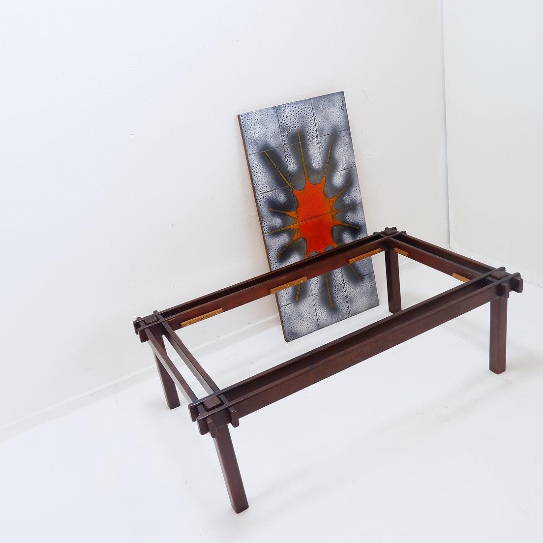Table basse vintage en céramique - années 1960 en vente 3