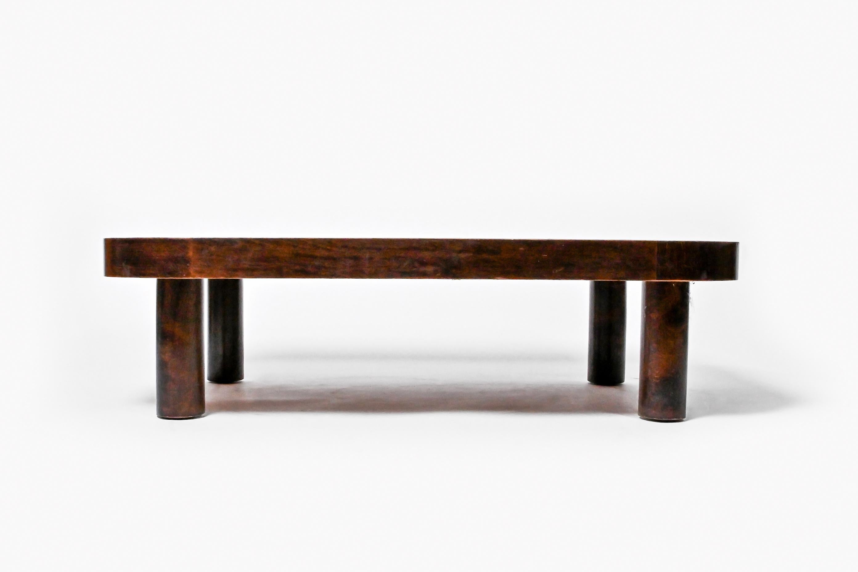 Coffee table from the garrigue series by the French designer Roger Capron for Vallauris, 1970s.