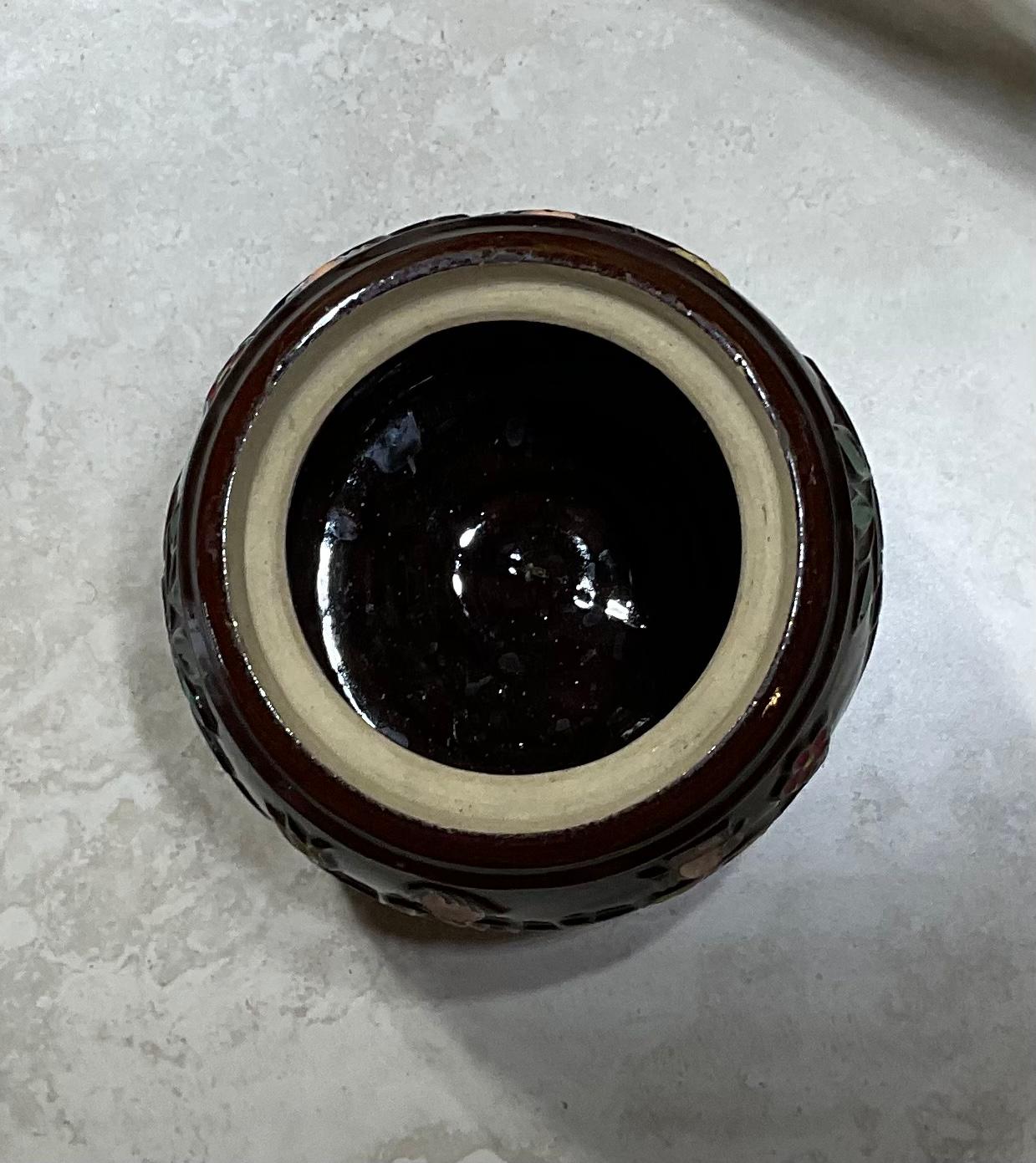Tarro de cerámica vintage para galletas en venta 2
