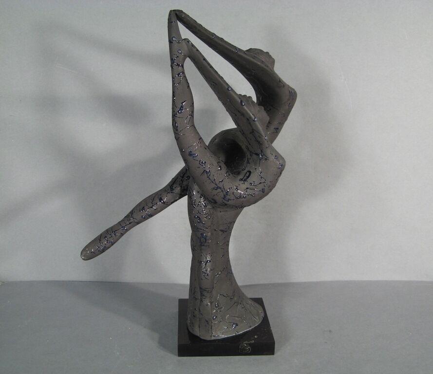Vintage-Skulptur eines tanzenden Paares aus Keramik (1960er/1970er Jahre) -1Y07 4