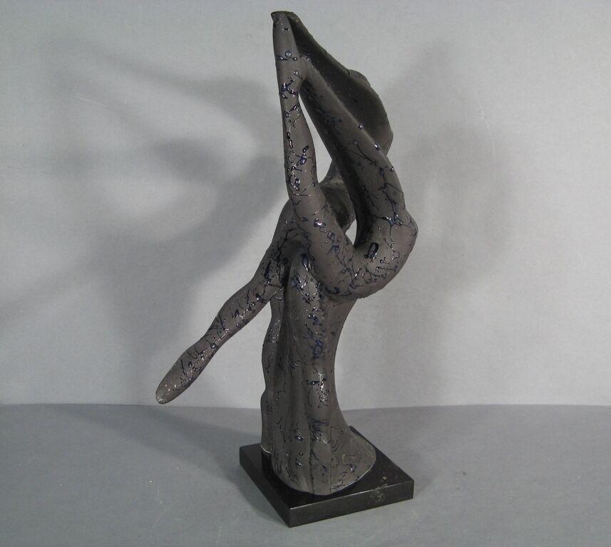 Vintage-Skulptur eines tanzenden Paares aus Keramik (1960er/1970er Jahre) -1Y07 3