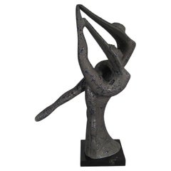 Sculpture vintage d'un couple dansant en céramique (années 1960/1970) -1Y07