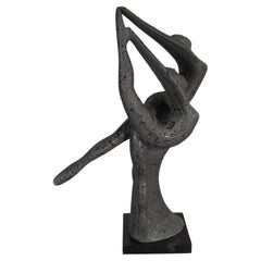 Vintage-Skulptur eines tanzenden Paares aus Keramik (1960er/1970er Jahre) -1Y07