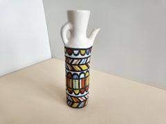 Roger Capron - Vintage Ceramic Decanter with Abstract Motive