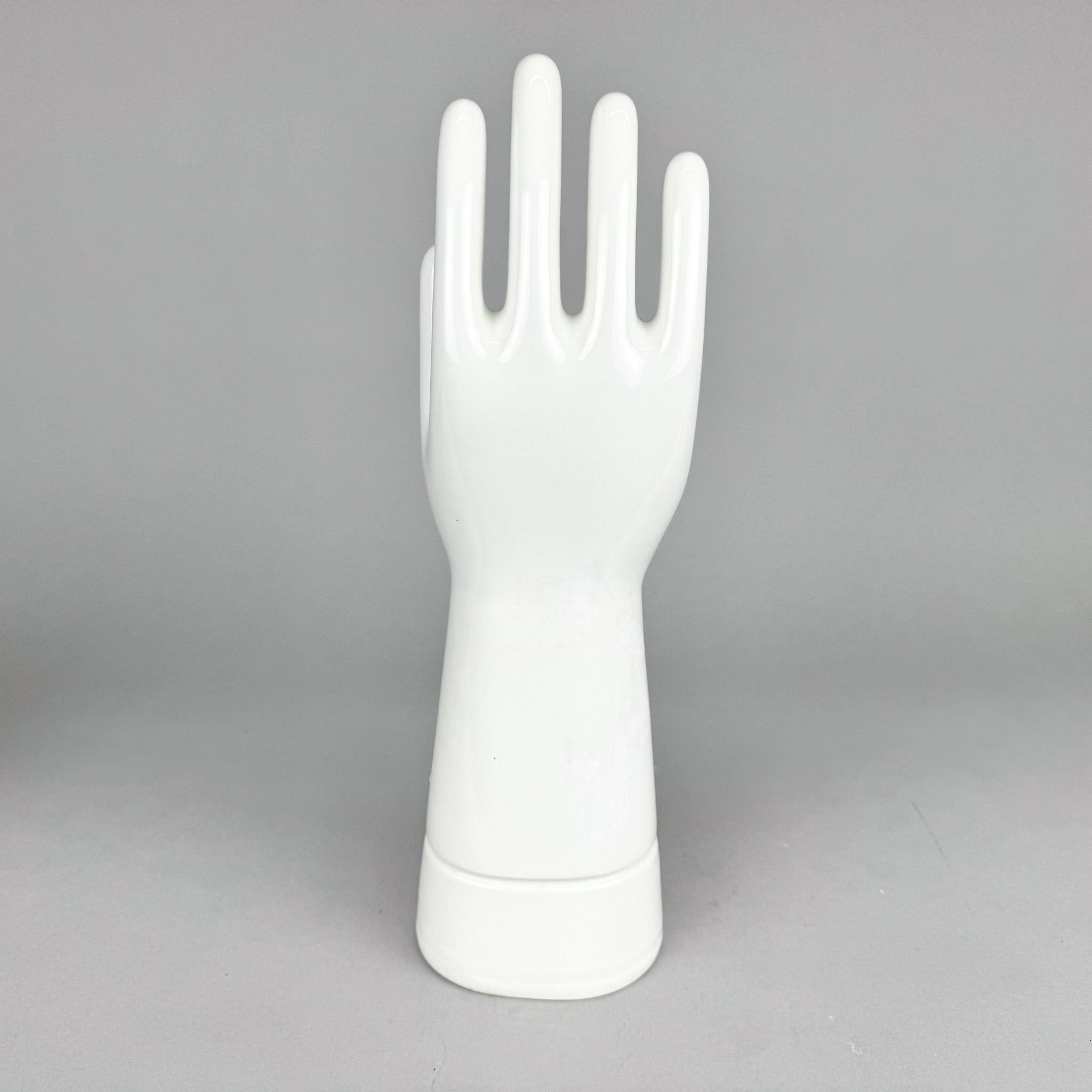 Unique decoration from the 1980s. Glazed ceramics handmade in former Czechoslovakia in July 1978. Good vintage condition with slight damage to the glaze on one part (see photo).