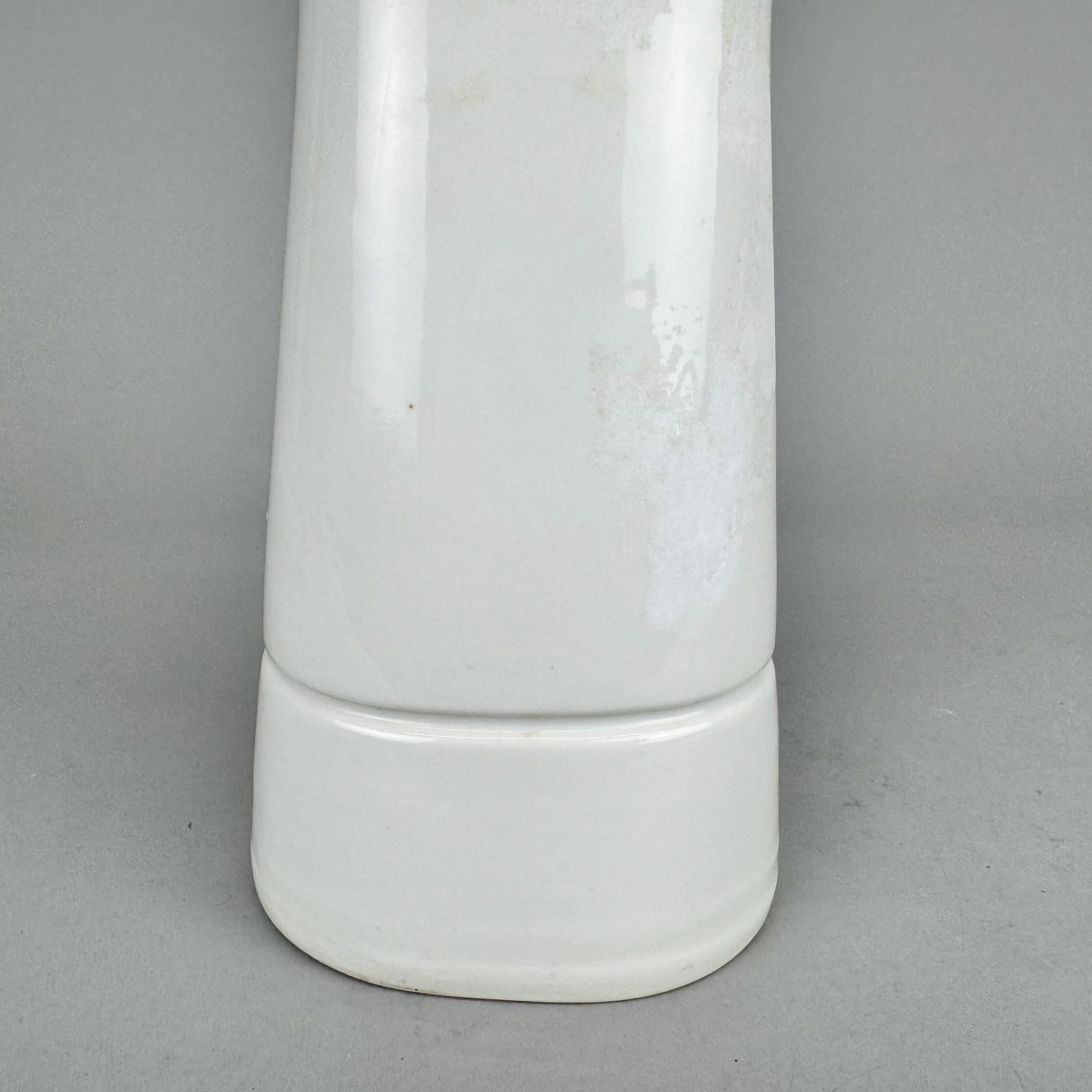 Glazed Vintage Ceramic Decoration / Jewellery Holder, 1980's For Sale