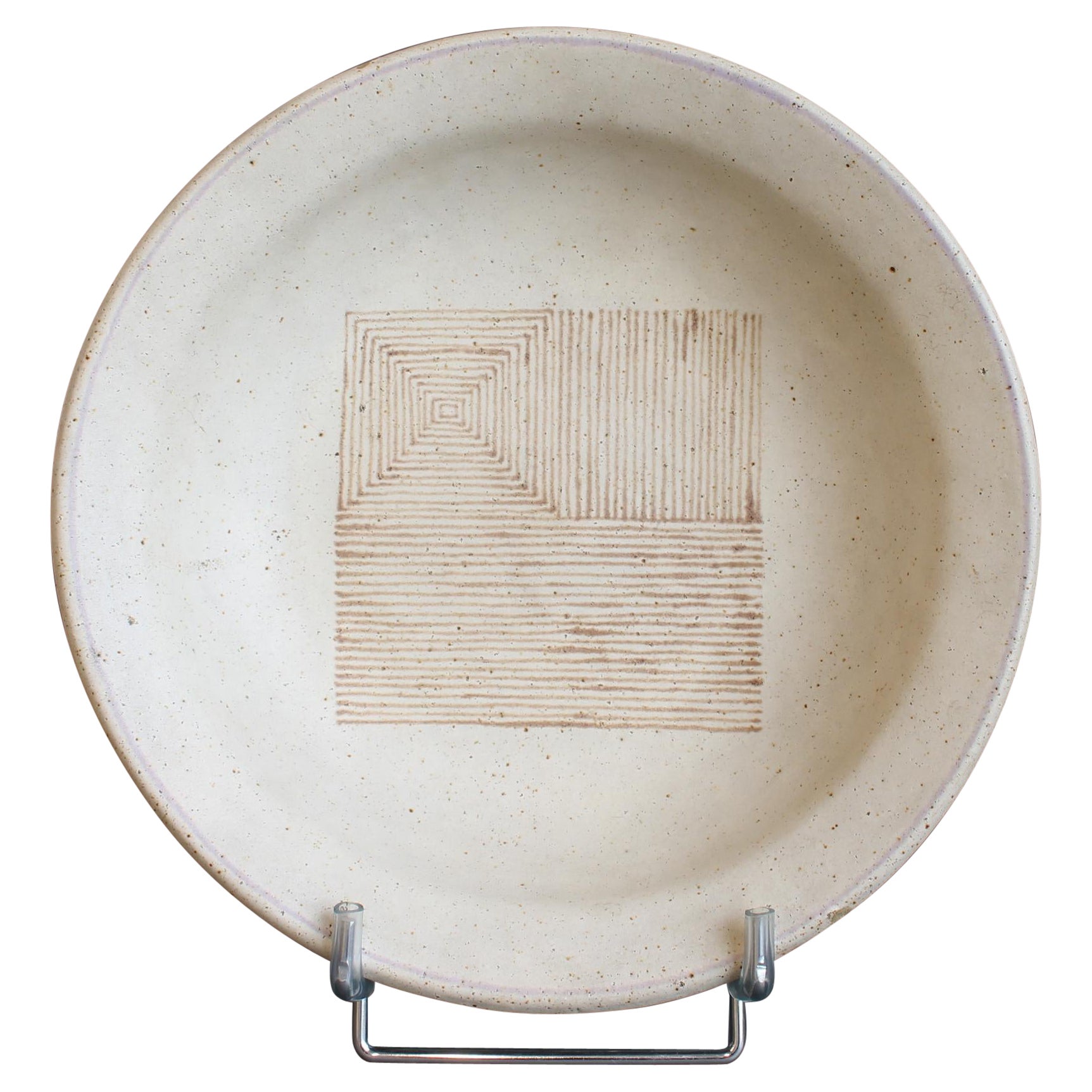 Dekorative Vintage-Keramikschale von Bruno Gambone (ca. 1990er Jahre)