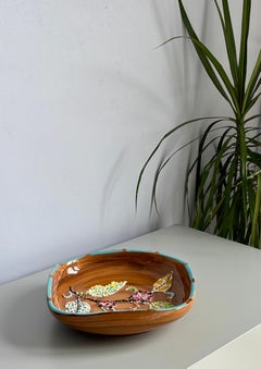 Vintage Ceramic Decorative Dish by Fratelli Fanciullacci, Italy, 1960s