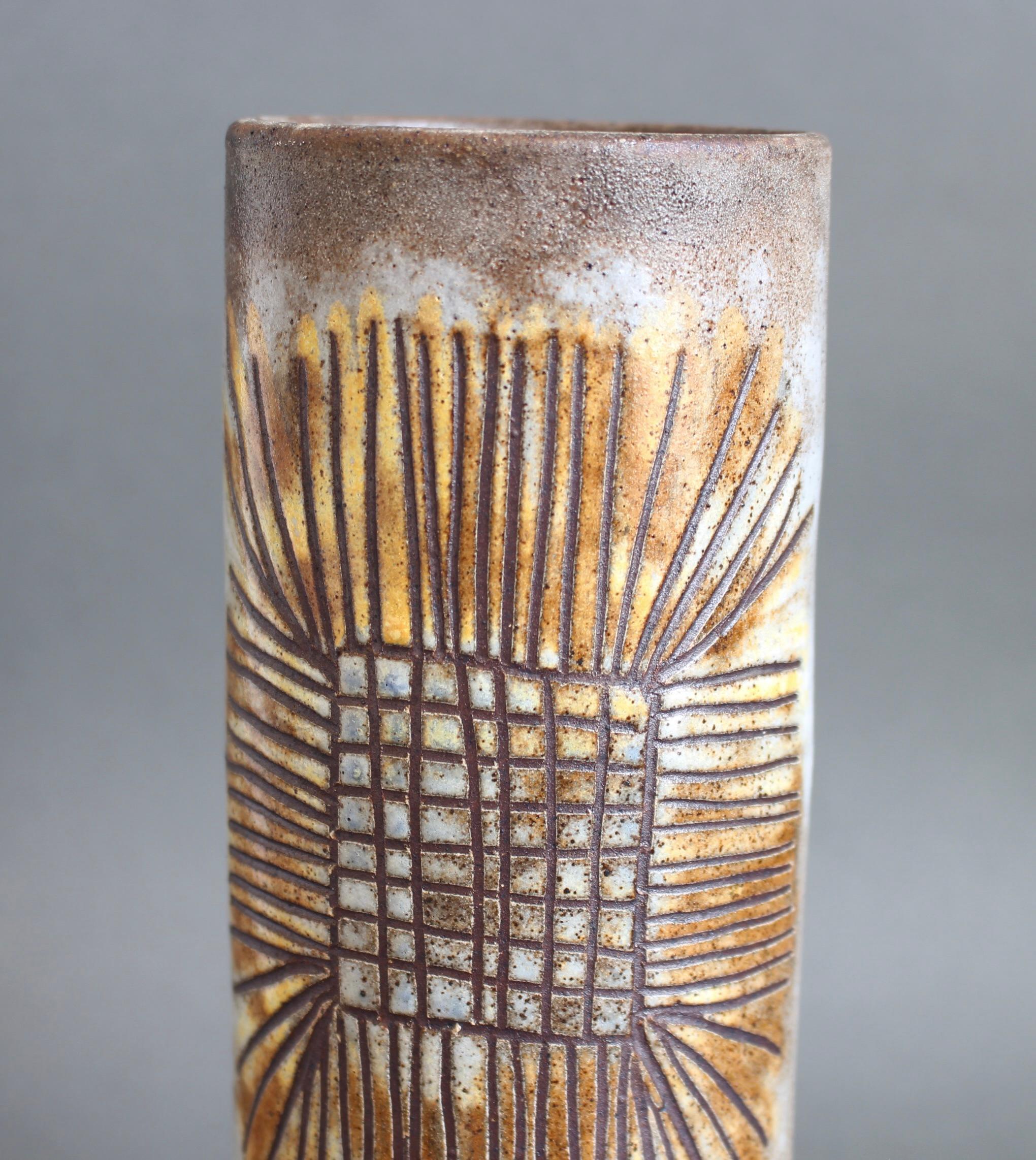 Dekorative Vase aus Keramik von Alexandre Kostanda (ca. 1960er Jahre) im Angebot 4