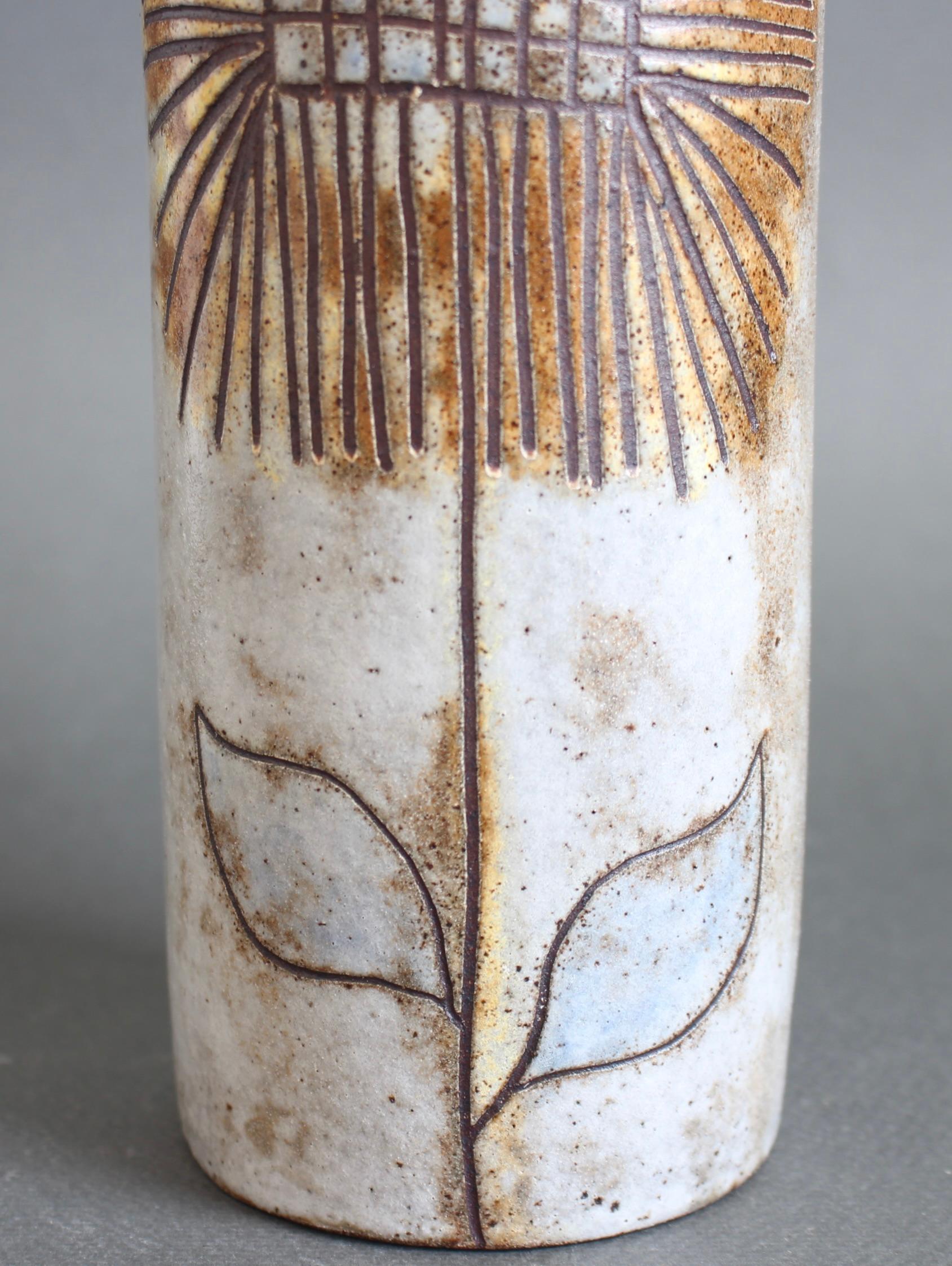 Dekorative Vase aus Keramik von Alexandre Kostanda (ca. 1960er Jahre) im Angebot 5