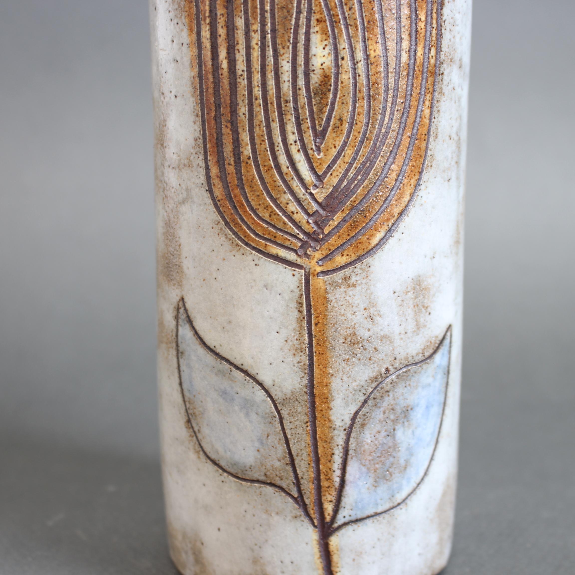 Dekorative Vase aus Keramik von Alexandre Kostanda (ca. 1960er Jahre) im Angebot 6