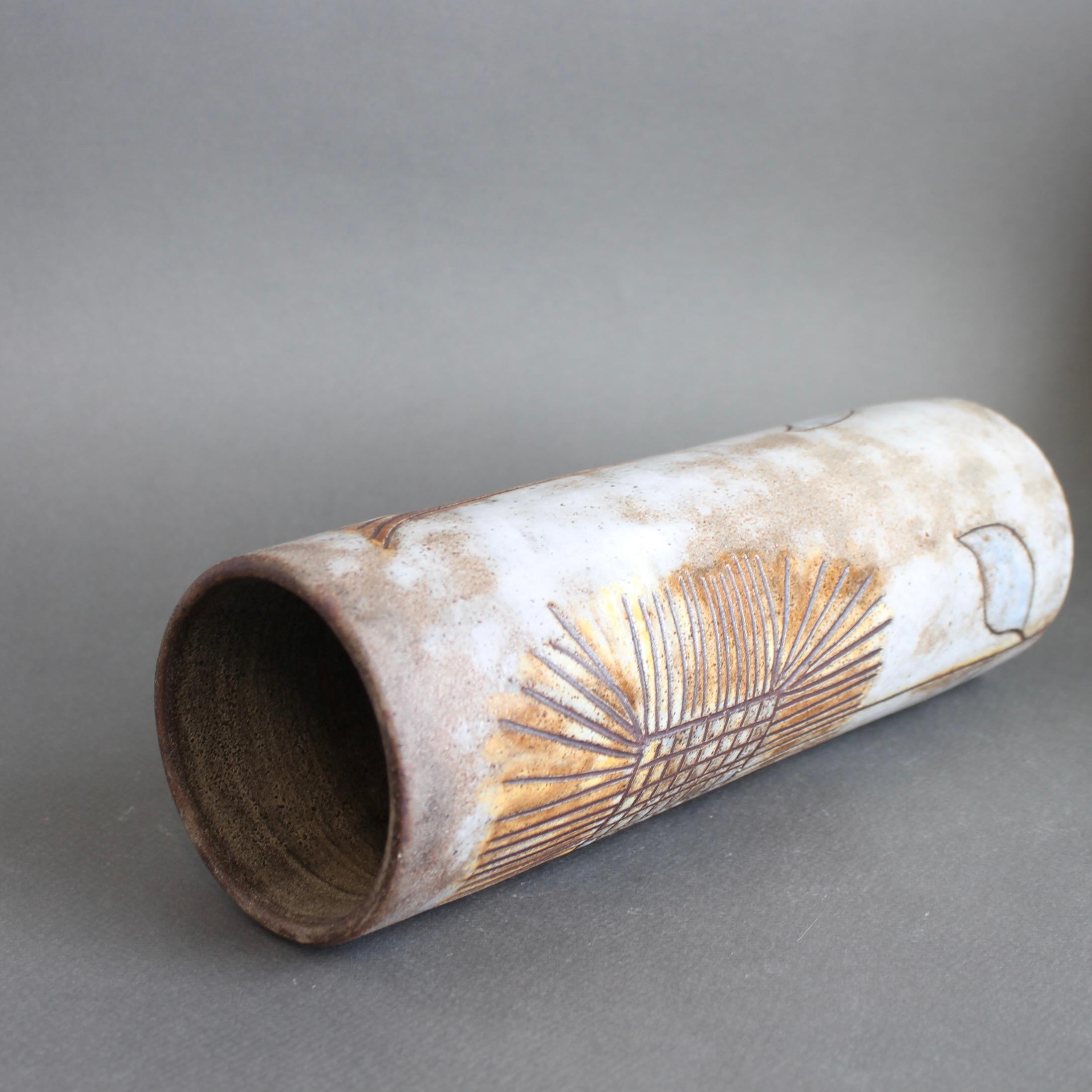 Dekorative Vase aus Keramik von Alexandre Kostanda (ca. 1960er Jahre) im Angebot 9