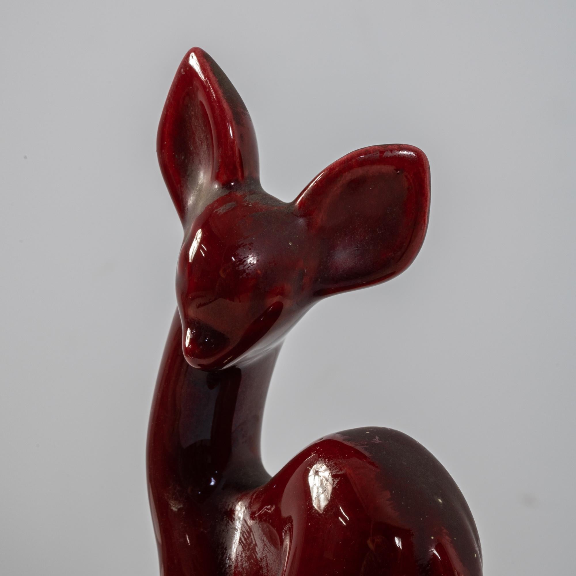 Vintage Ceramic Deer Statuette 2