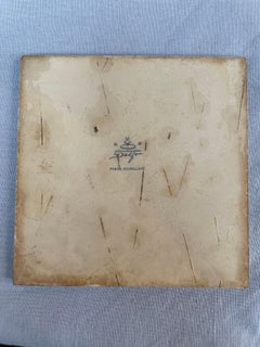 Vintage Ceramic Delft Windmill Tile