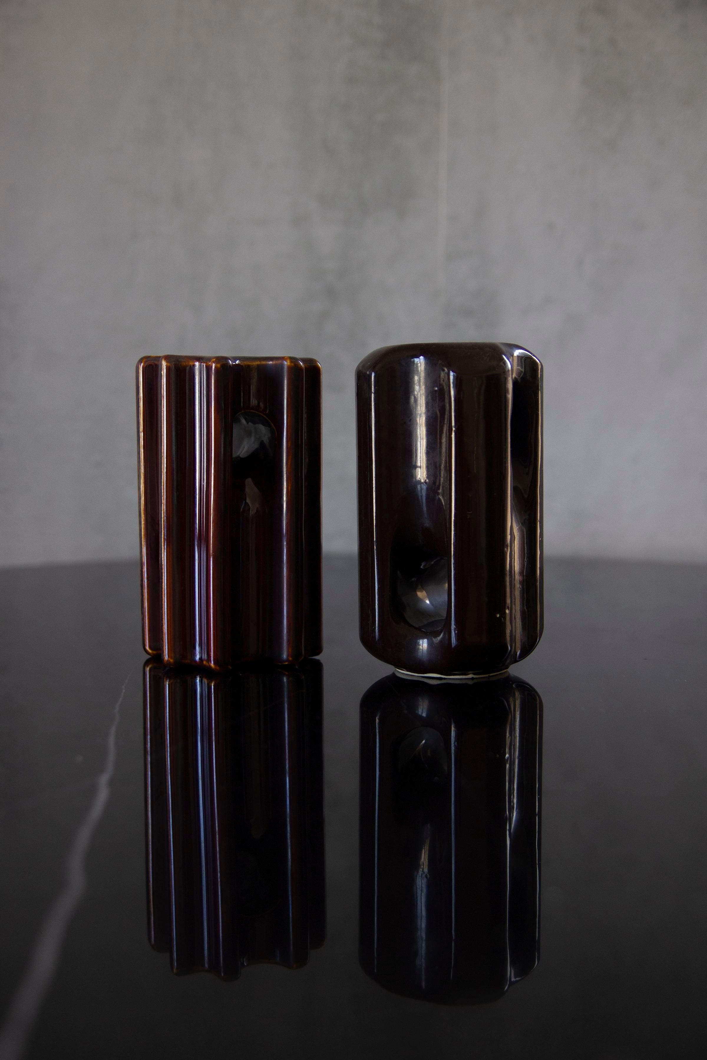Electric Insulators aus Keramik im Vintage-Stil – ein Paar im Angebot 1