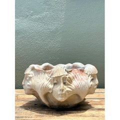 Vintage Ceramic Face Motif Bowl