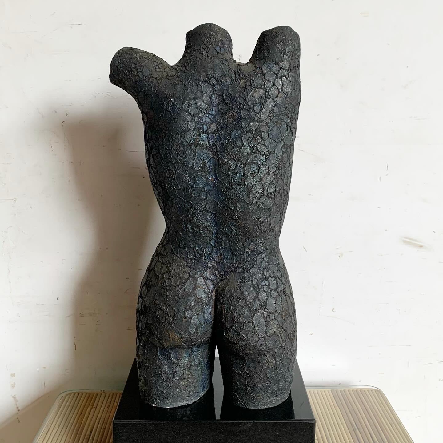Vintage Ceramic Female Torso Sculpture 5