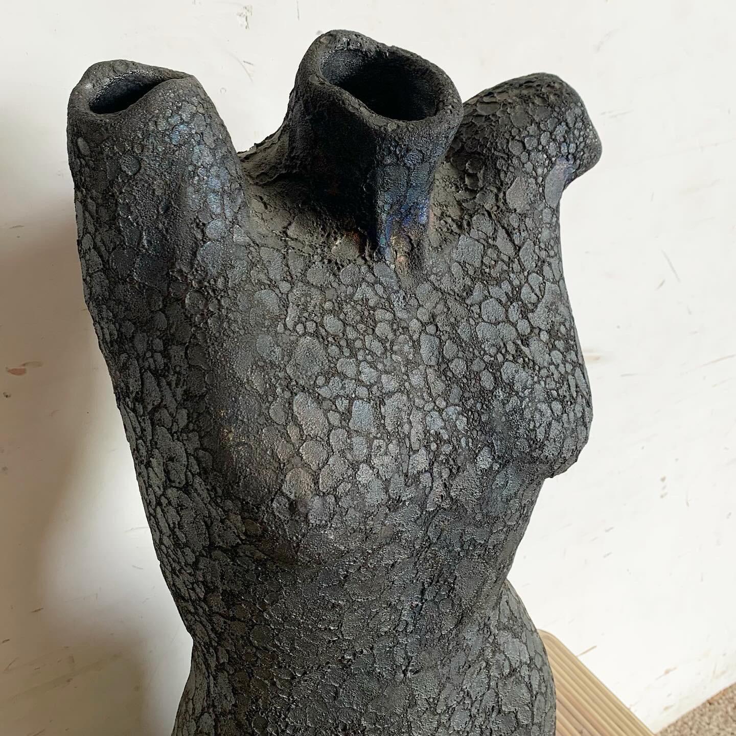 Unknown Vintage Ceramic Female Torso Sculpture
