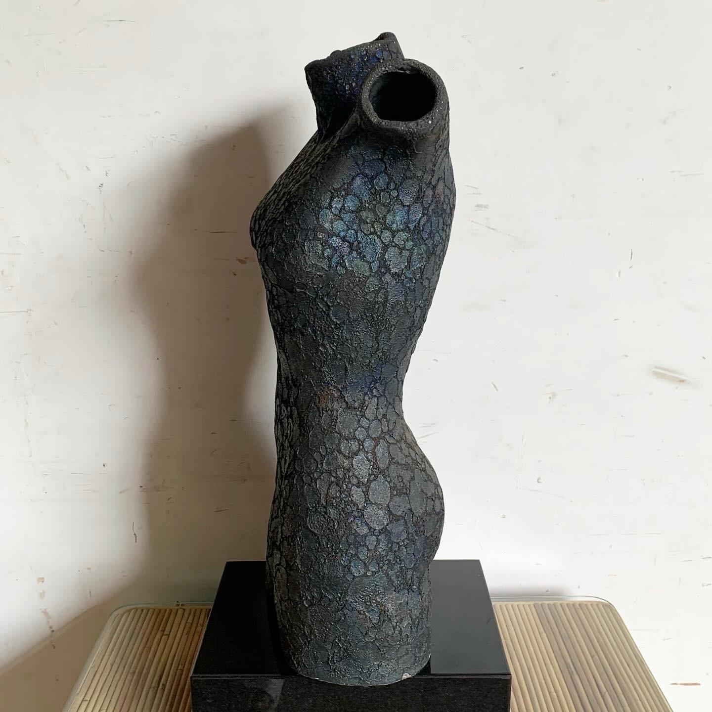 Vintage Ceramic Female Torso Sculpture 4