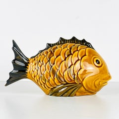 Vintage ceramic figure Fish Vintage Portugal 1970s