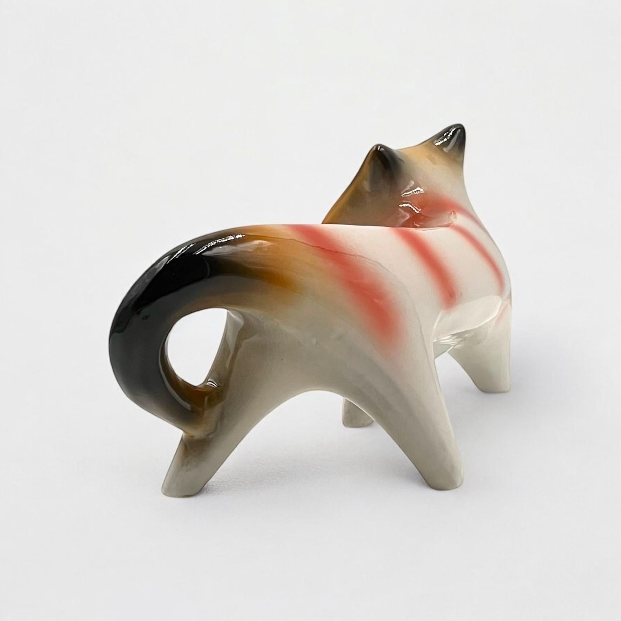 Vintage Ceramic Figurine by Roberto Rigon, 1970s - Artistic Sculpture For Sale 1