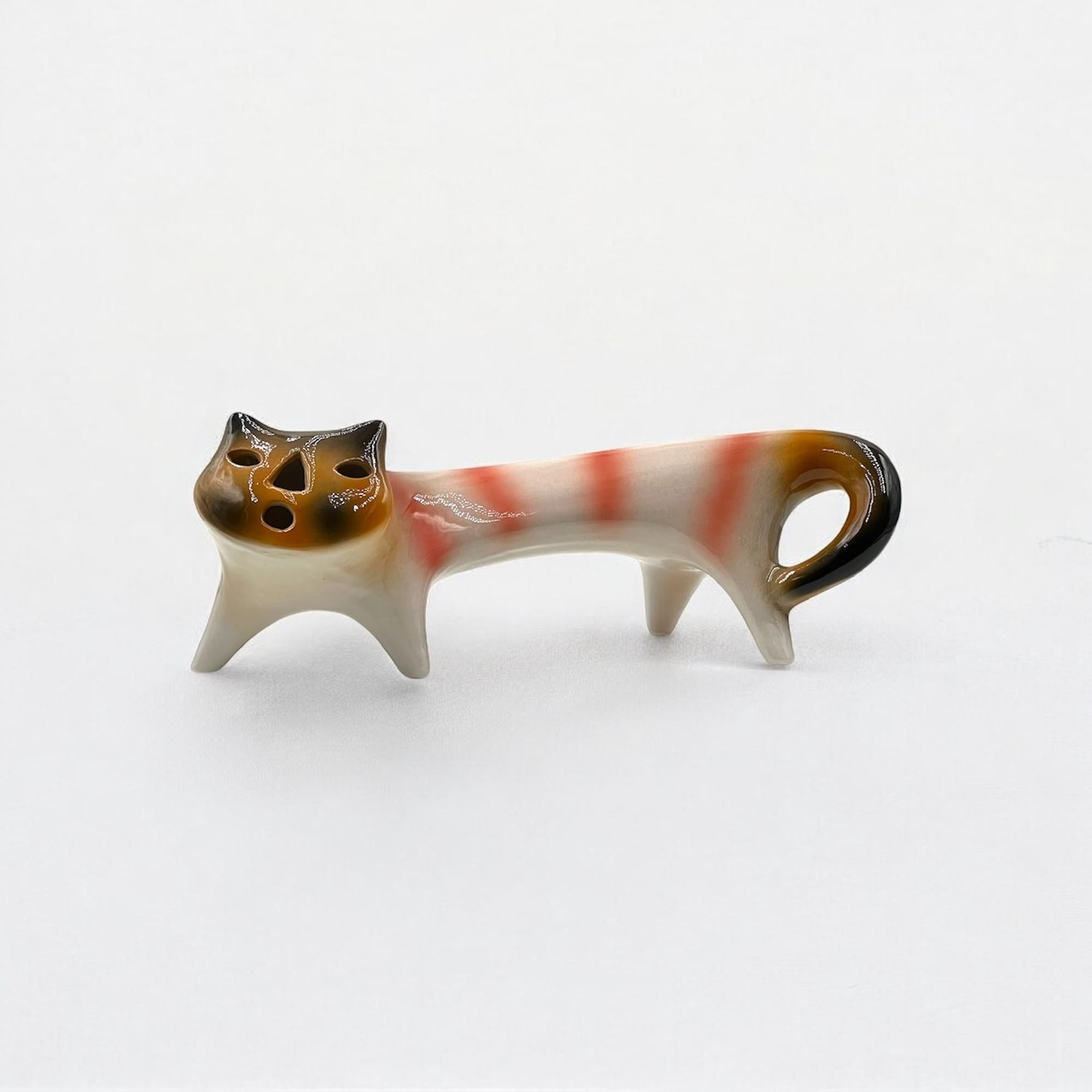 Vintage Ceramic Figurine by Roberto Rigon, 1970s - Artistic Sculpture For Sale 2