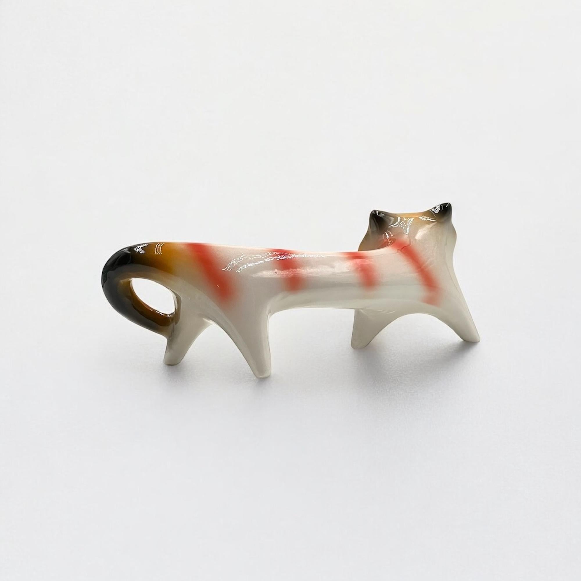 Vintage Ceramic Figurine by Roberto Rigon, 1970s - Artistic Sculpture For Sale 3