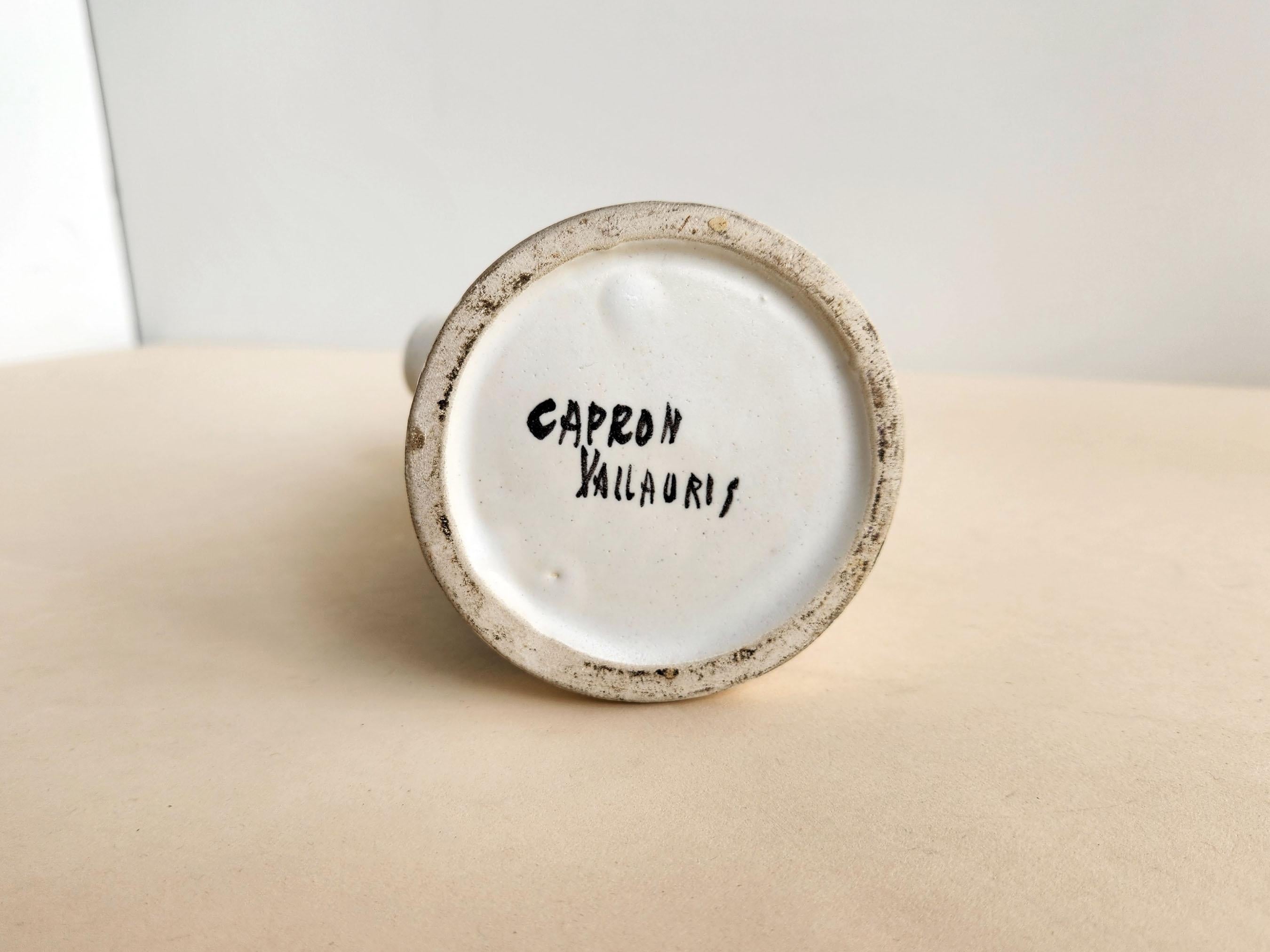 Roger Capron – feiner Flask aus Keramik im Vintage-Stil  (Mitte des 20. Jahrhunderts) im Angebot