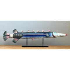 Vintage Ceramic Fish Sculpture