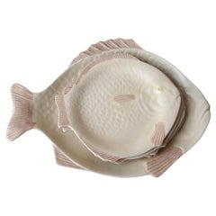 Retro Ceramic Fish Set, English, 1930s