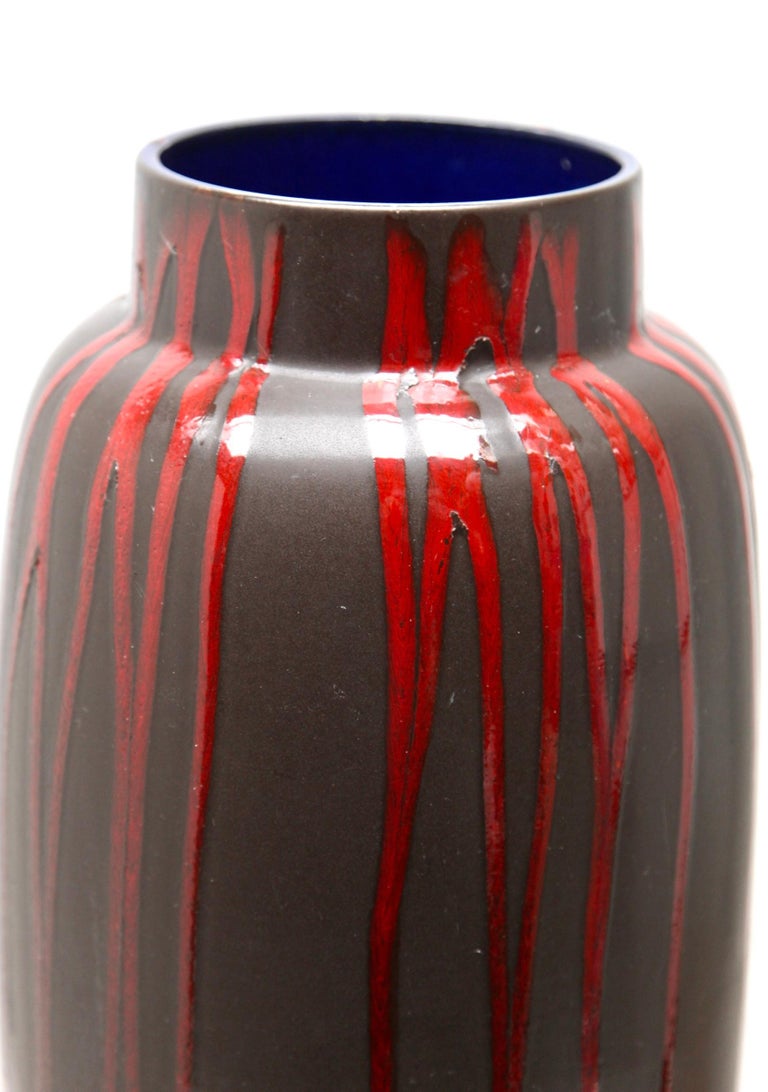 Vintage, Ceramic Floor Vase Marked W Germany 55352 For Sale at 1stDibs