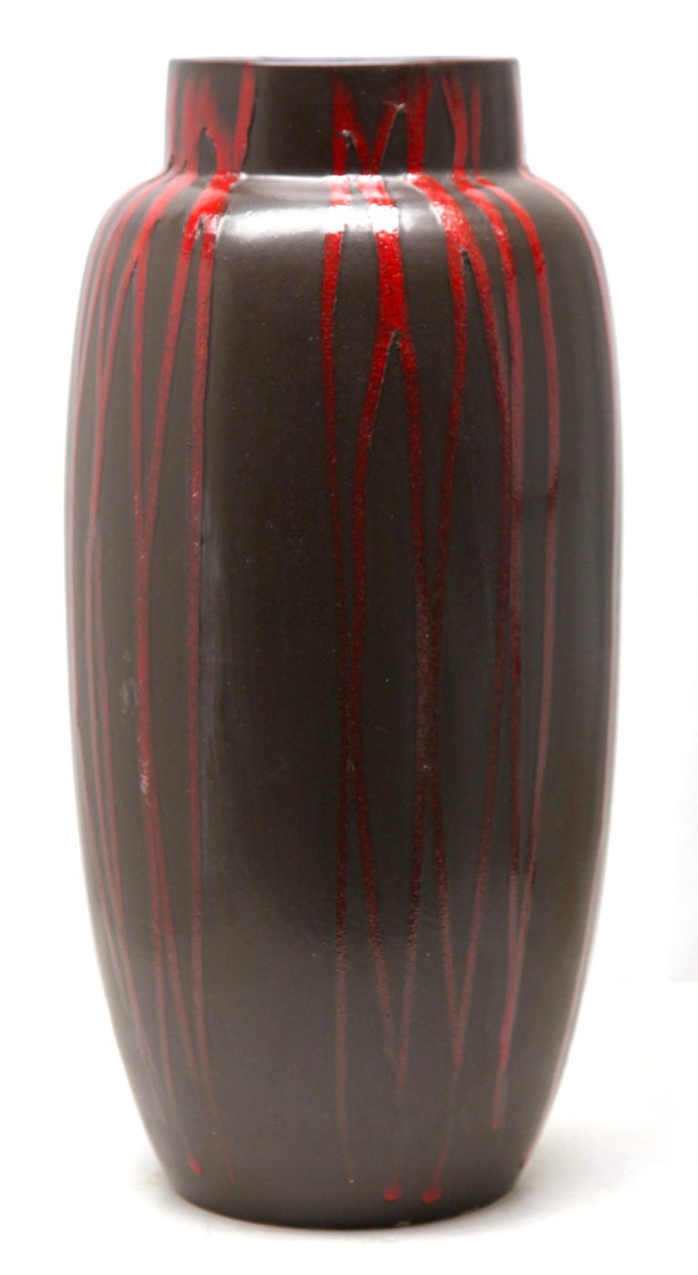 Vintage, Ceramic Floor Vase Marked W Germany 55352 For Sale at 1stDibs