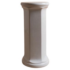 Vintage Ceramic Flower Stand, Column Table - Timeless Design Italy, 1970s