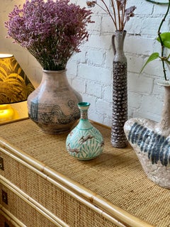 Vintage Ceramic Flower Vase by Jean Mayodon, circa 1960s