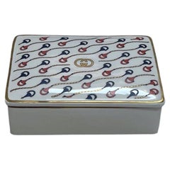 Vintage Ceramic Gucci Box 1970s